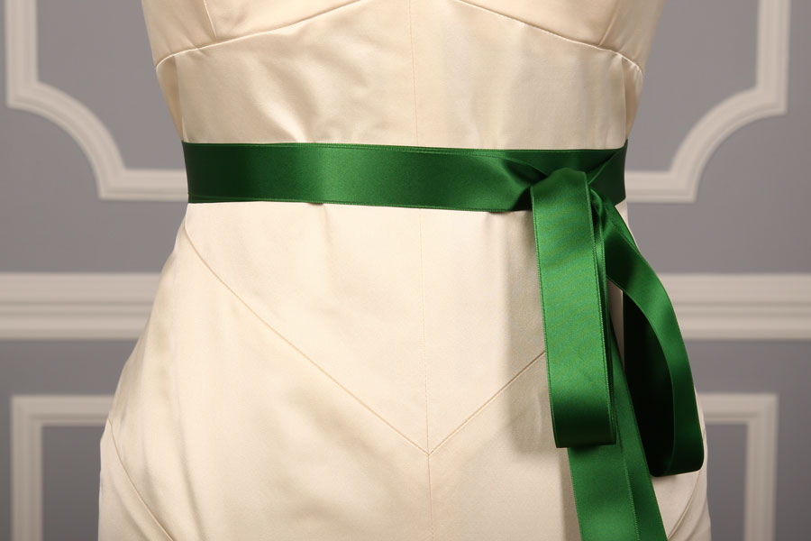 double faced satin ribbon sash